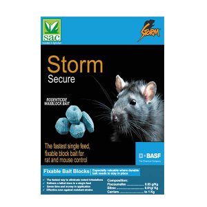 Storm Secure – Rodenticide Wax-Block Bait [Pack of 2]