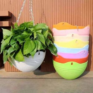 Hanging Plastic Pot – Set Of 3 Pcs